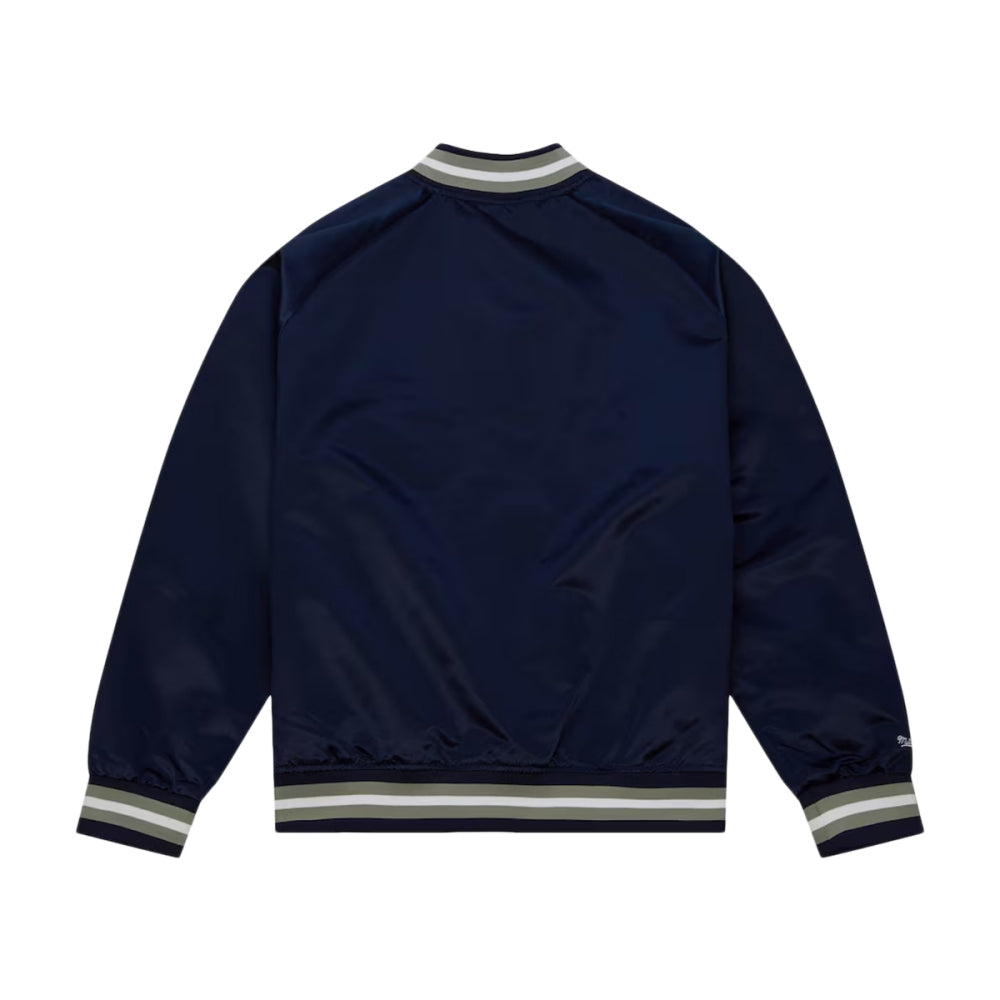 Mitchell And Ness new york yankees Ltwt Satin Jacket Fan Apparel in Blue Color