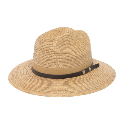San Diego Hat Co. M Cattlemans Fedora Hats in White Color