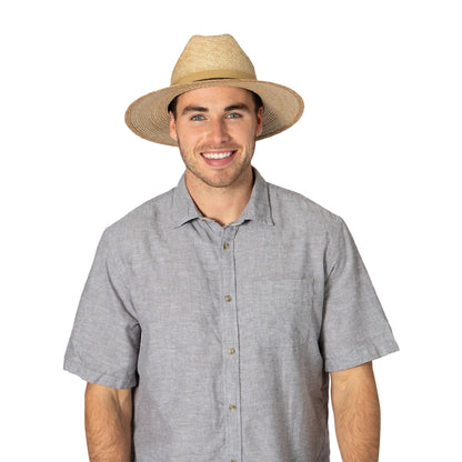 San Diego Hat Co. M Cattlemans Fedora Hats in White Color