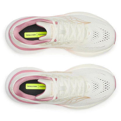 Saucony Ride 19 Running Shoes in White Color
