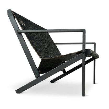 Kelty Rad-Loveseat Chairs in Black Color