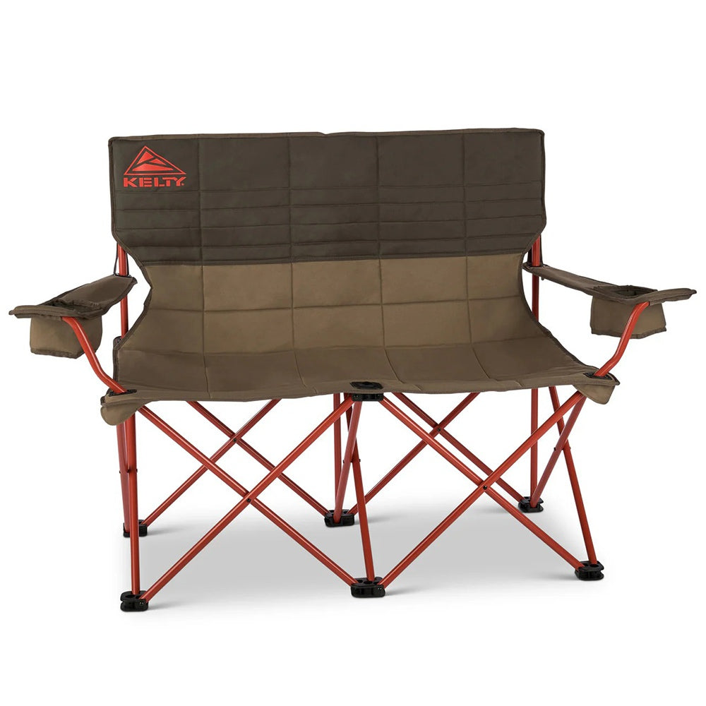 Kelty Loveseat Chairs in Brown Color