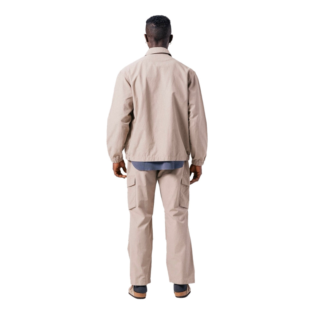 Snow Peak Light Dobby Harrgtn Jkt Midlayer in Khaki Color
