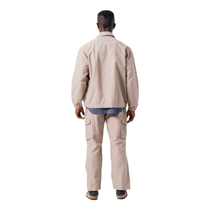 Snow Peak Light Dobby Harrgtn Jkt Midlayer in Khaki Color