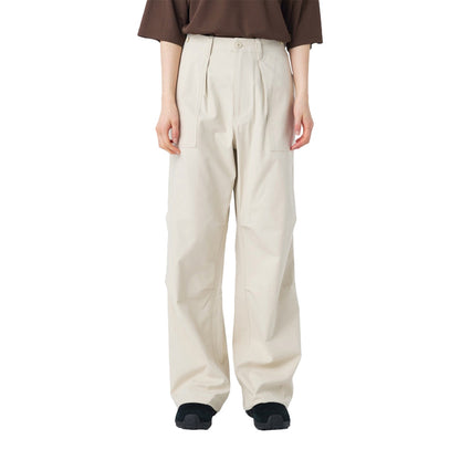 Snow Peak Takibi Herringbone Pants in White Color