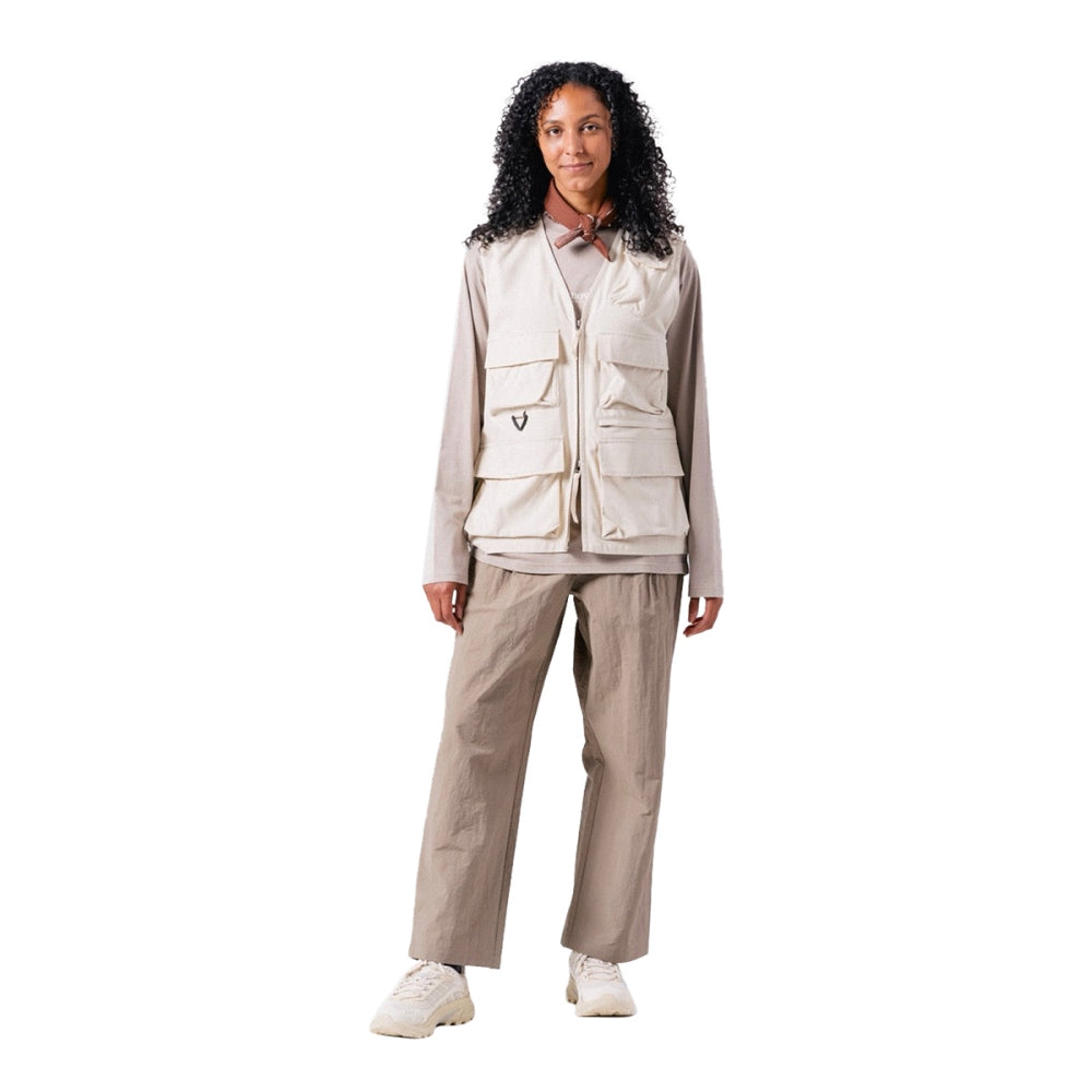 Snow Peak Takibi Herringbone Vest in White Color