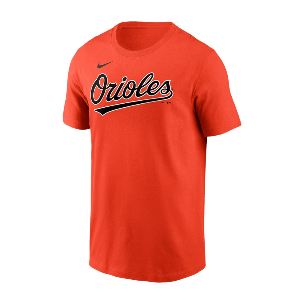 Nike Bal Rutschman Ss Fan Apparel in Orange Color