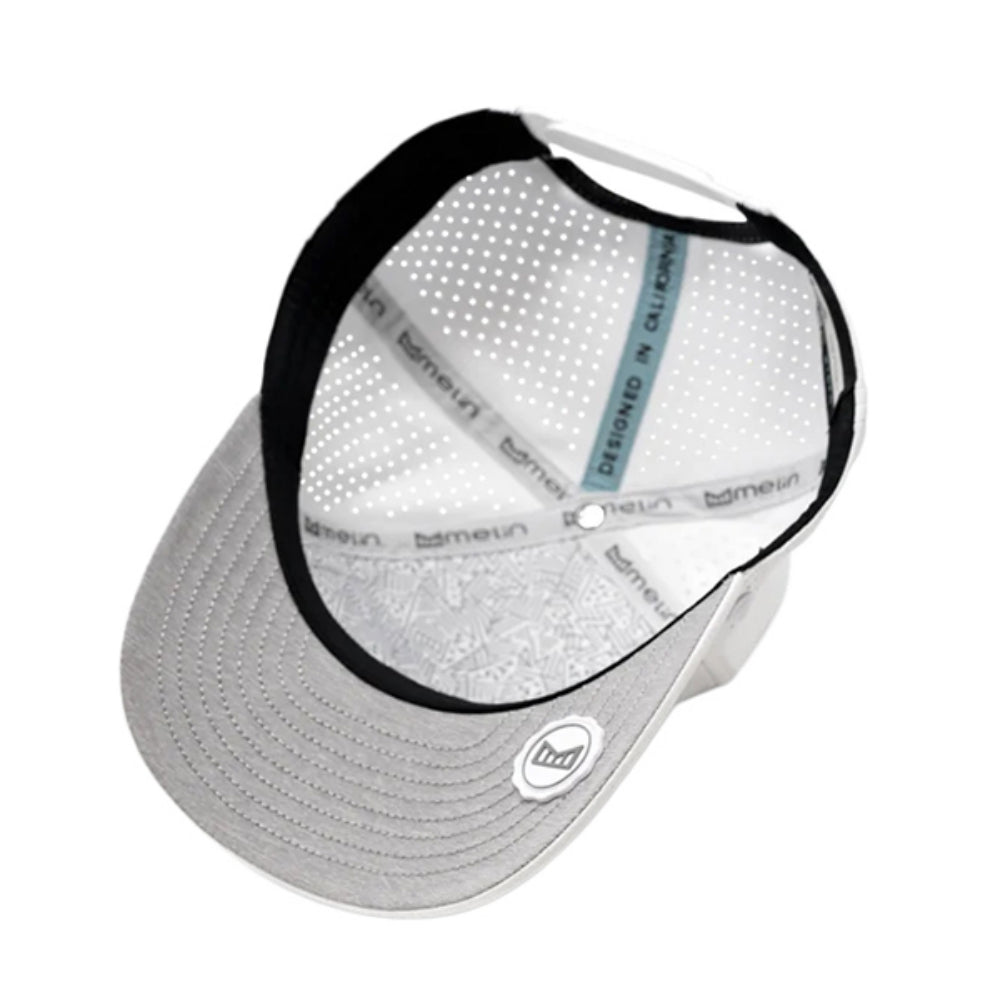 Melin Hydro Odyssey Stacked Hats in White Color