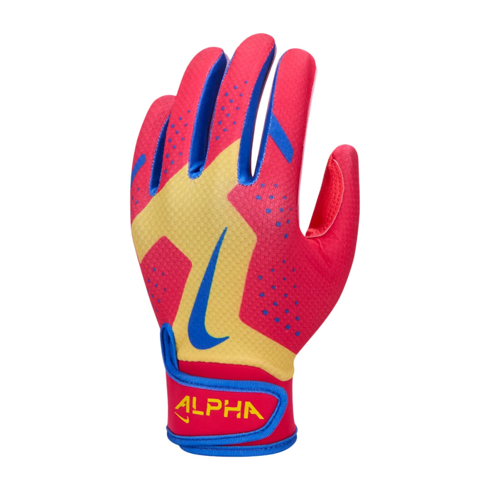 Nike Alpha 2.0 Bg Tee Ball Batting Gloves in Yellow Color