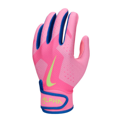 Nike Alpha 2.0 Bg Tee Ball Batting Gloves in Pink Color