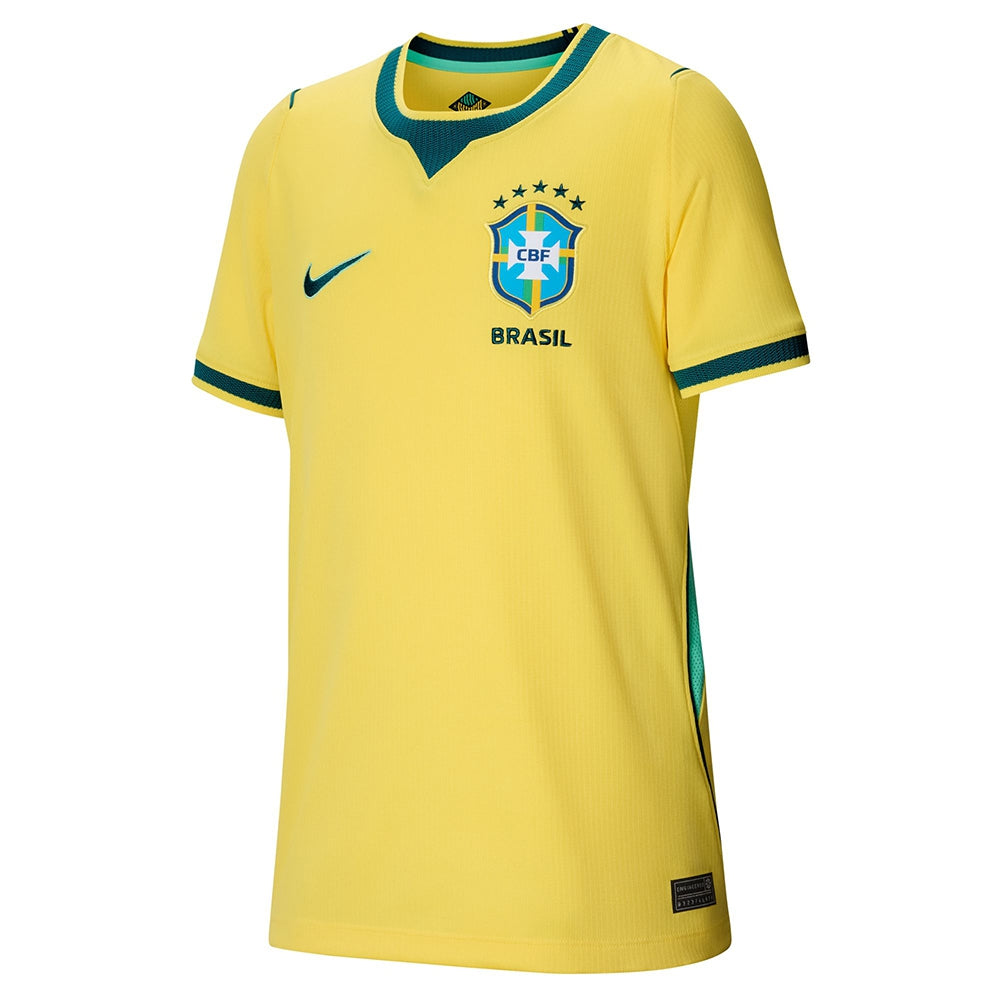 Nike Brazil 2026 Stadium Home Fan Apparel in Yellow Color