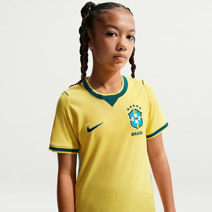 Nike Brazil 2026 Stadium Home Fan Apparel in Yellow Color
