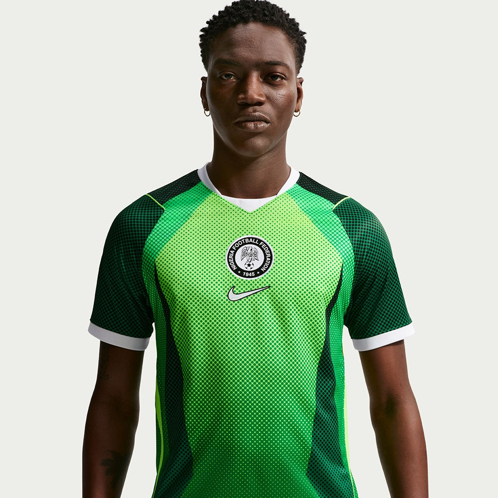 Nike Nigeria 26 Stad home Jersy Fan Apparel in Green Color