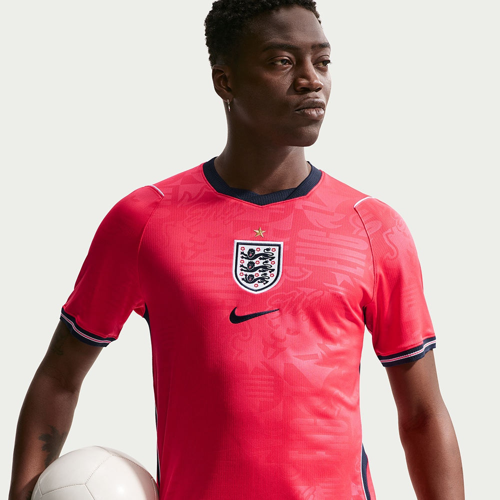Nike England 26 Std away Jersey Fan Apparel in Red Color