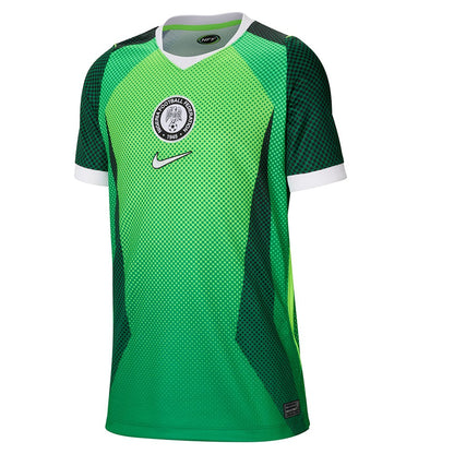 Nike Nigeria 26 Std home Jersey Fan Apparel in Green Color