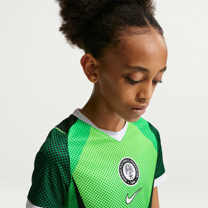Nike Nigeria 26 Std home Jersey Fan Apparel in Green Color