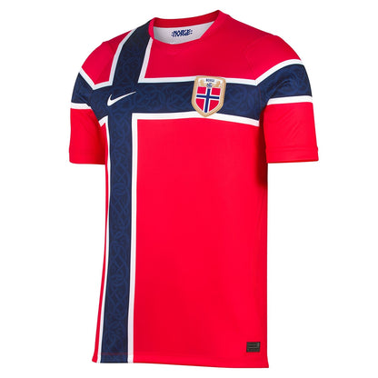 Nike Norway 2026 Stadium Home Fan Apparel in Red Color