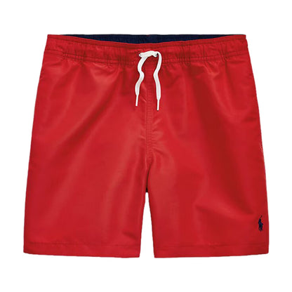 Polo Ralph Lauren Traveler Swim Trunk Swimsuits in Red Color