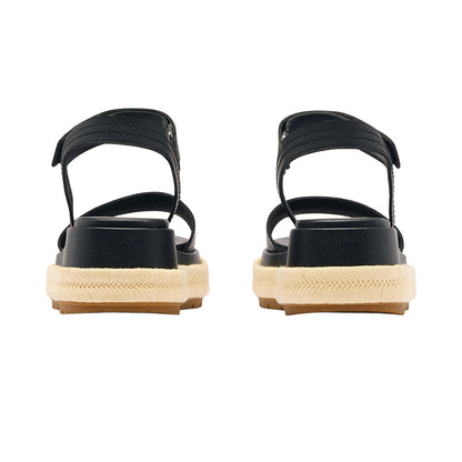 Sorel Sunpeak Platform Sandal in Black Color