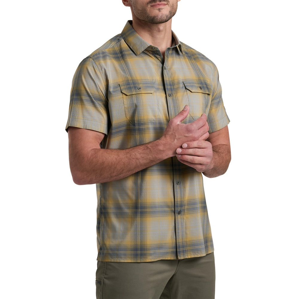 Kuhl M Response Shirt Tops in Grey Color