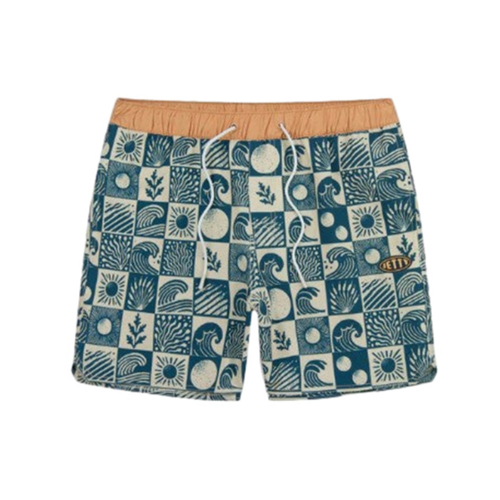Jetty Bayside Volley Short Swimsuits in Blue Color