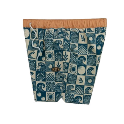 Jetty Bayside Volley Short Swimsuits in Blue Color