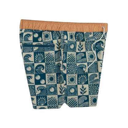 Jetty Bayside Volley Short Swimsuits in Blue Color