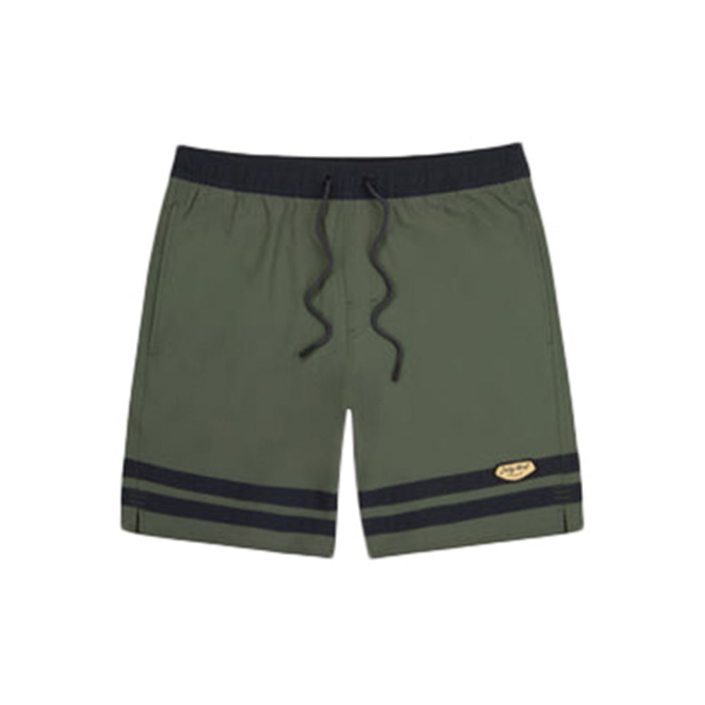 Jetty Reckoner Lined Short Swimsuits in Green Color