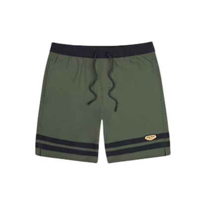 Jetty Reckoner Lined Short Swimsuits in Green Color