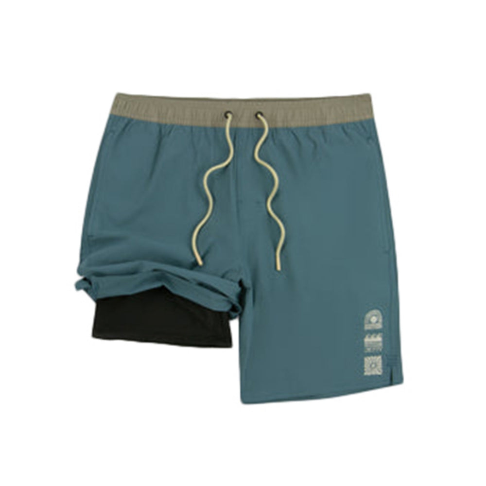 Jetty Reckoner Lined Short Swimsuits in Blue Color