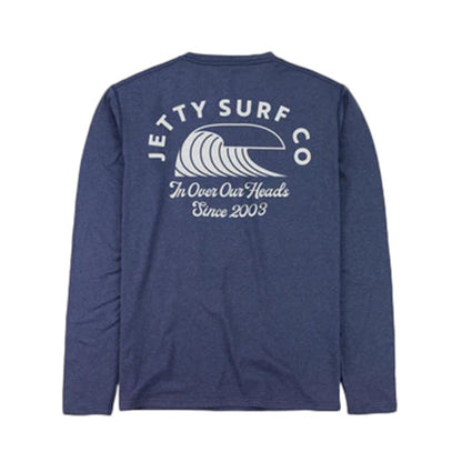 Jetty Hydra Performance Ls Tops in Blue Color