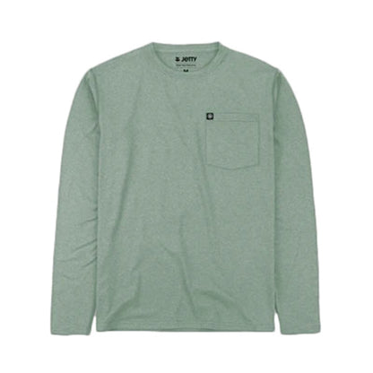 Jetty Hydra Performance Ls Tops in Green Color