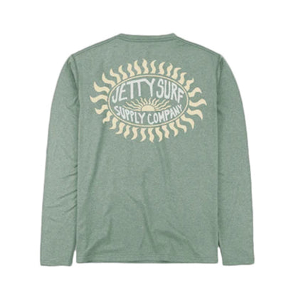 Jetty Hydra Performance Ls Tops in Green Color