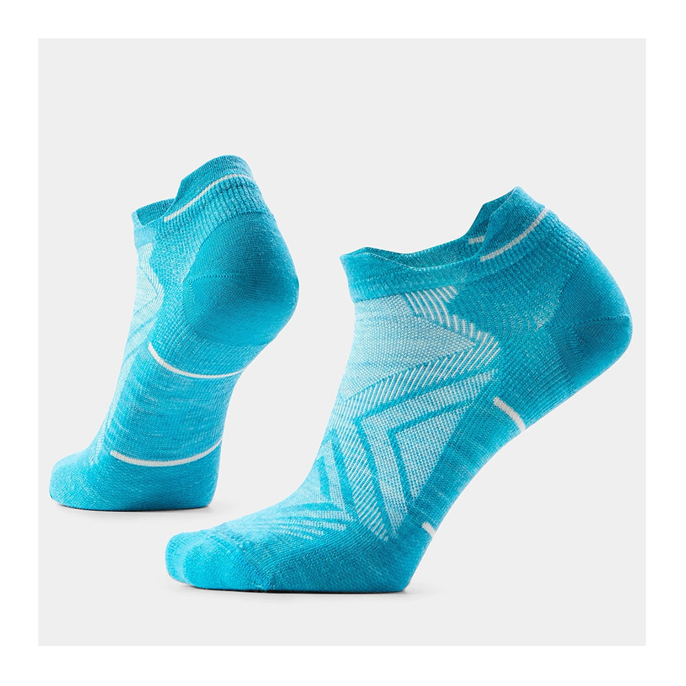 Smartwool Run Zero Cushion Low Socks in Blue Color