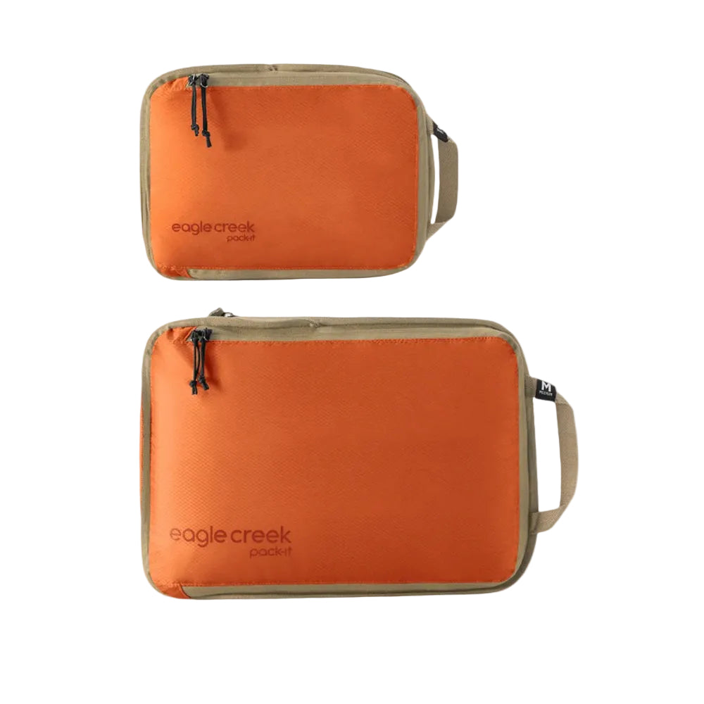Eagle Creek Pack-It Isolate Cube Set Travel Accessories in Orange Color