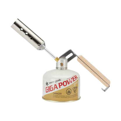 Snow Peak Folding Torch Renewal Camp Cooking in Grey Color