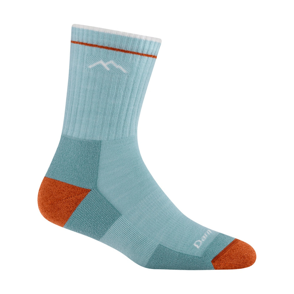 Darn Tough Vermont L Hiker Micro Crew Socks in Blue Color