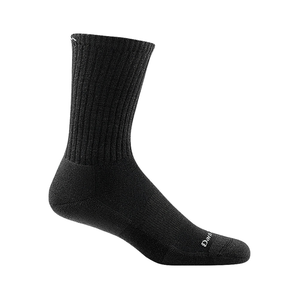 Darn Tough Vermont The Standard Crew Sock in Black Color