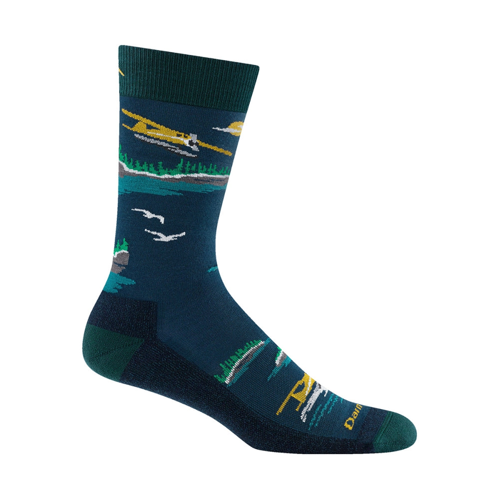 Darn Tough Vermont Float Boat Sock in Blue Color