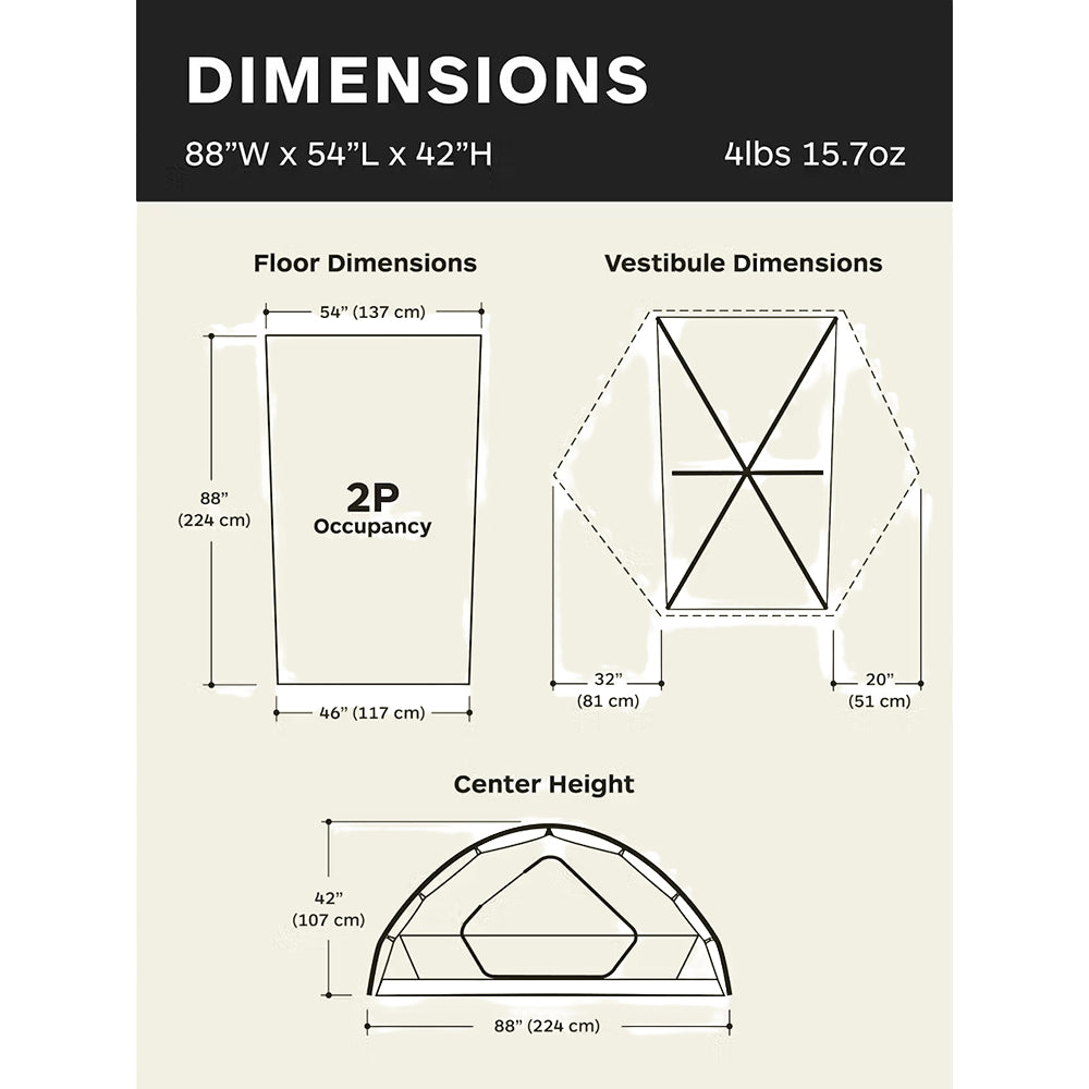 Marmot Tungsten 2P Tents in Green Color