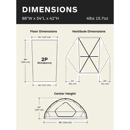 Marmot Tungsten 2P Tents in Green Color