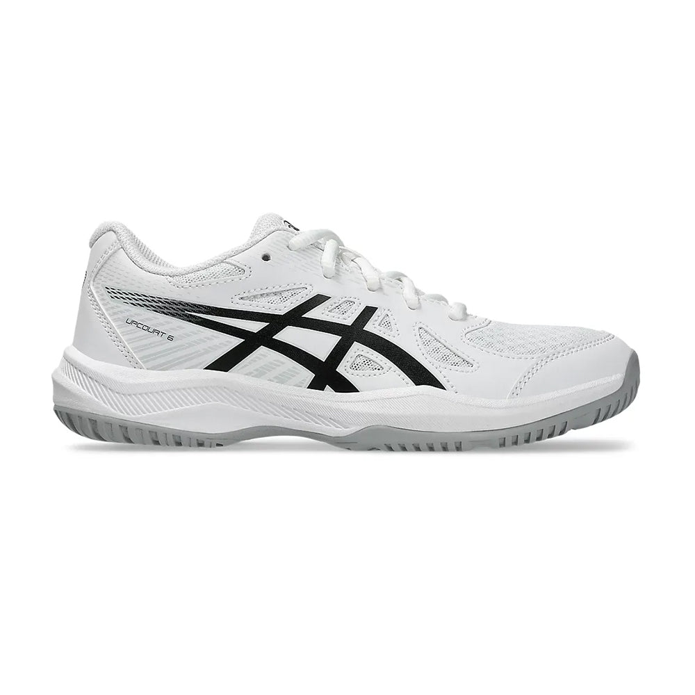 Asics Upcourt 6 Gs Tennis Shoes in White Color