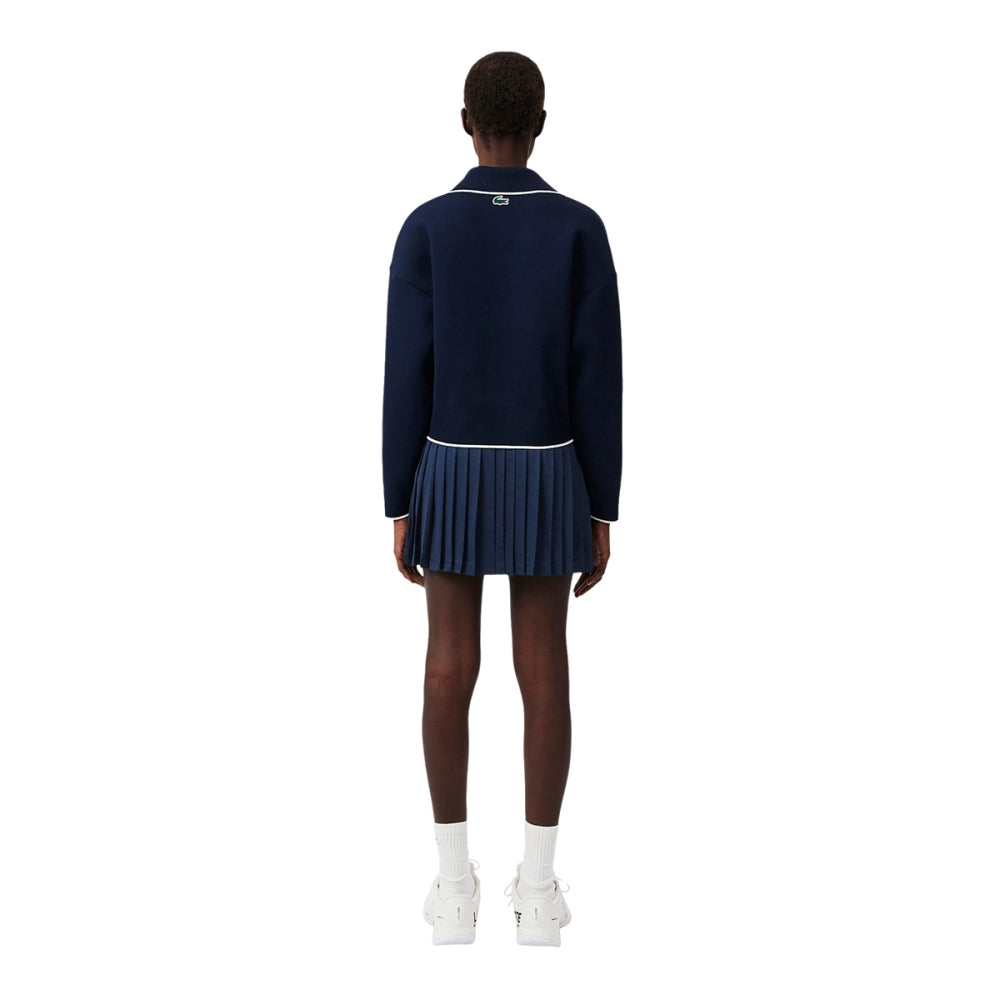 Lacoste Hertiage Tech Skirt in Blue Color