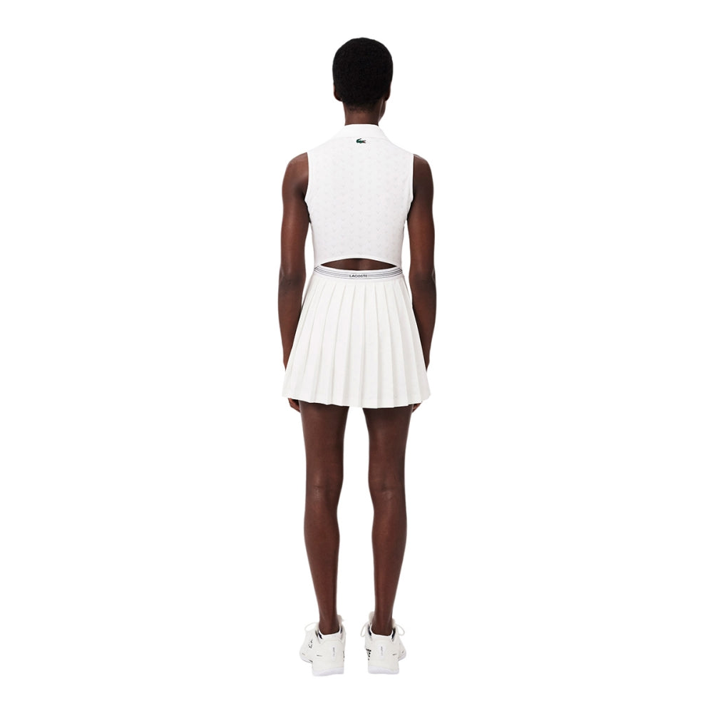 Lacoste Heritage Tech Dress in White Color