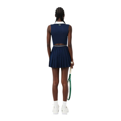 Lacoste Heritage Tech Dress in Blue Color