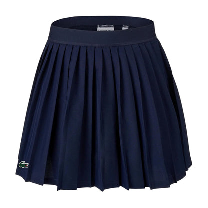 Lacoste Logo Sport Pleated Skirt in Blue Color