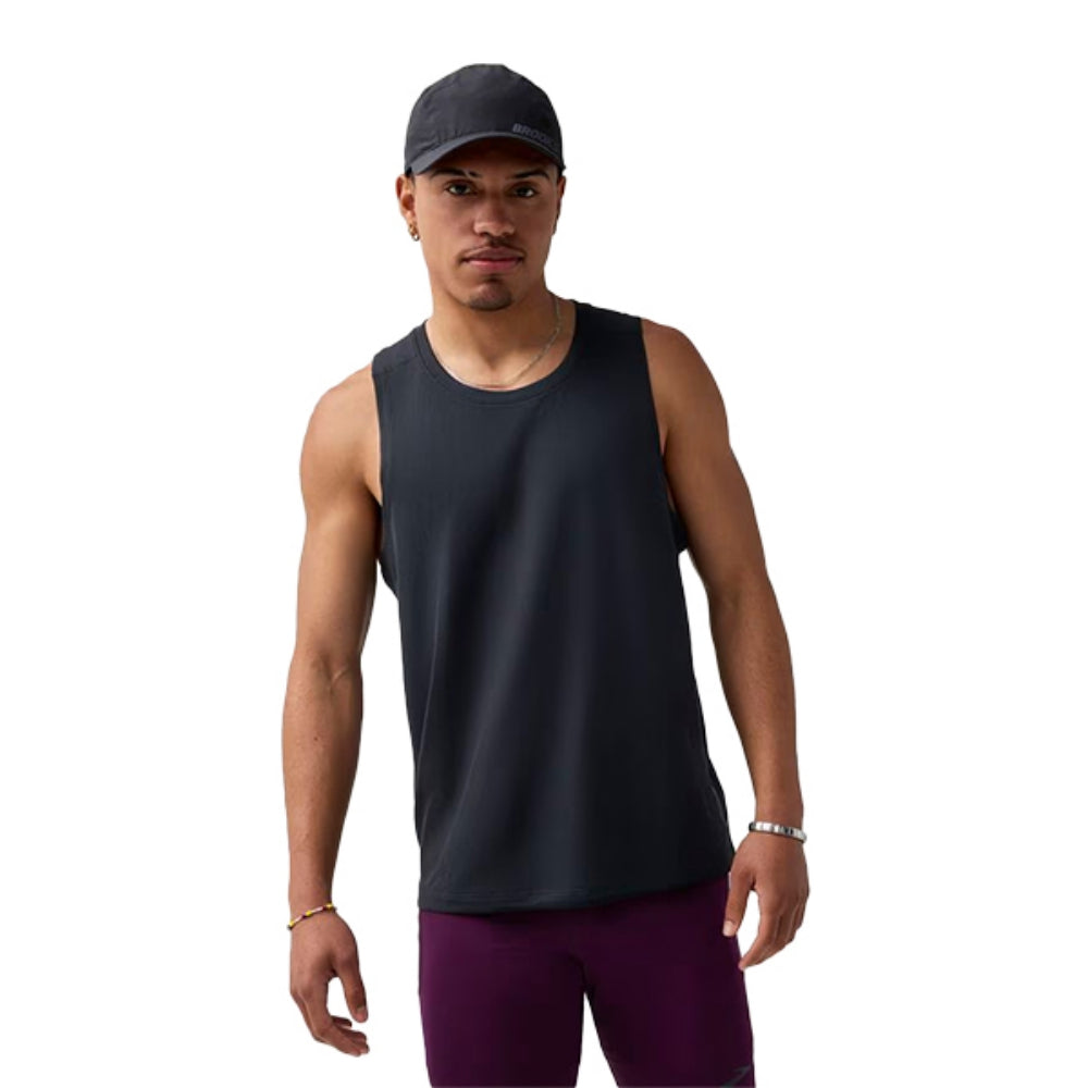Brooks Dash Singlet Tops in Black Color