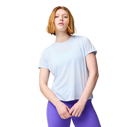 Brooks Dash Short Sleeve Tops in Blue Color