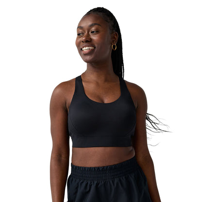 Brooks Limitless Racerback Bra Sports Bras in Black Color
