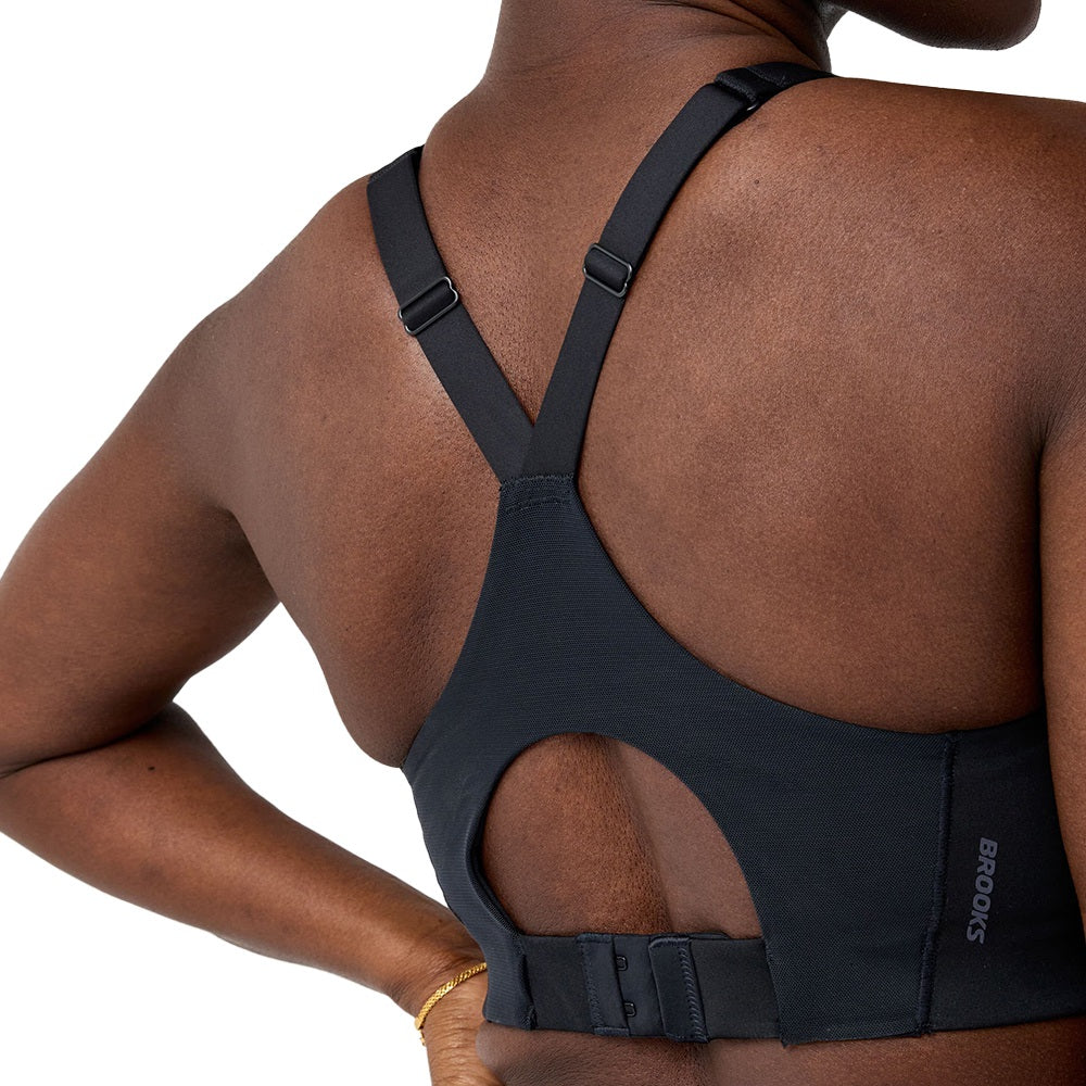 Brooks Limitless Racerback Bra Sports Bras in Black Color